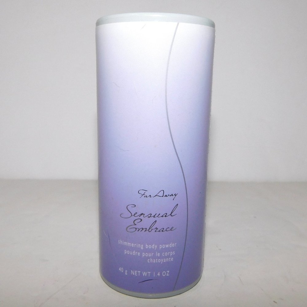 Discontinued AVON Far Away Sensual Embrace Shimmering Body Powder 1.4 oz NEW